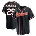 Baltimore Orioles #29 Samuel Basallo Player Black CONTON Out Home Game Stitched Jerseys