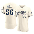 Minnesota Twins #56 Josh Bell Player Cream CONTONHome Limited Elite Stitched Jerseys