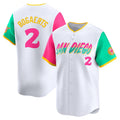 San Diego Padres #2 Xander Bogaerts White CONTON City Connect Limited Player Jersey