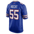 B.Bills #55 Michael Hoecht Royal CONTON Team Game Jersey