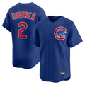 Chicago Cubs #2 Nico Hoerner Player Royal CONTON Limited Home Stitched Jerseys