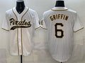 Pittsburgh Pirates #6 Konnor Griffin White CONTON Cool Base Stitched Jersey