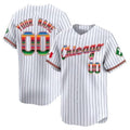 Custom Chicago White Sox Mexico Vapor Premier Limited Jersey V3- White 2 CONTON