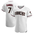 Arizona Diamondbacks #7 Corbin Carroll Player White CONTON Limited Elite Home Game Stitched Jerseys