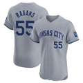 Kansas City Royals #55 Cole Ragans Player Gray CONTON Limited Elite Home Stitched Jerseys