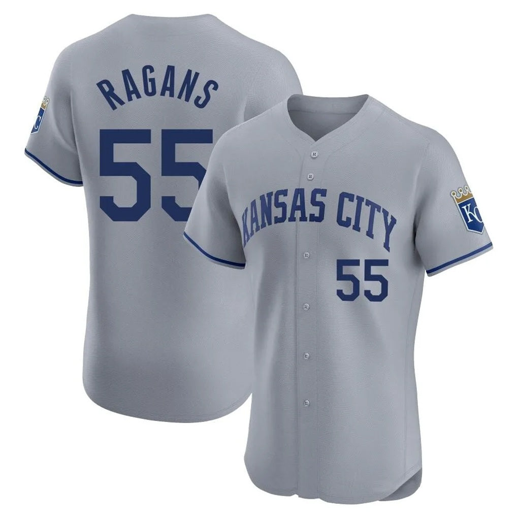 Kansas City Royals #55 Cole Ragans Player Gray CONTON Limited Elite Home Stitched Jerseys