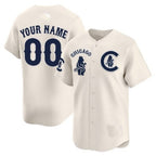 Custom Chicago Cubs Special Vapor Premier Limited Jersey V2 ¨C Cream CONTON