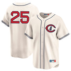 Chicago Cubs #25 Moises Ballesteros Player Cream CONTON Field of Dreams Limited Home Game Stitched Jerseys