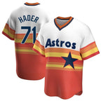 Houston Astros #71 Josh Hader Player Rainbow Cooperstown Collection CONTON T-shirt Stitched Jerseys