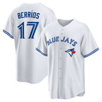 Toronto Blue Jays #17 Jose Berrios White CONTON Home Replica Jersey
