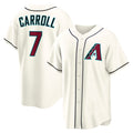 Arizona Diamondbacks #7 Corbin Carroll Cream CONTON Home Replica Jersey