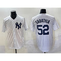 New York Yankees #52 C.C. Sabathia White CONTON Cool Base Stitched Jersey