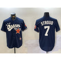 Houston Astros #7 CJ Stroud Navy CONTON Cactus Jack Vapor Premier Stitched Jersey