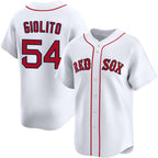 Boston Red Sox #54 Lucas Giolito White CONTON 2024 Home Limited Stitched Jersey