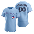 Custom Toronto Blue Jays Light Blue CONTON Stitched Flex Base Jersey