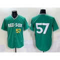 Boston Red Sox #57 Greg Weissert Green CONTON 2025 City Connect Limited Stitched Jersey
