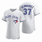 Toronto Blue Jays #37 Teoscar Hernandez White CONTON Flex Base Stitched Jersey