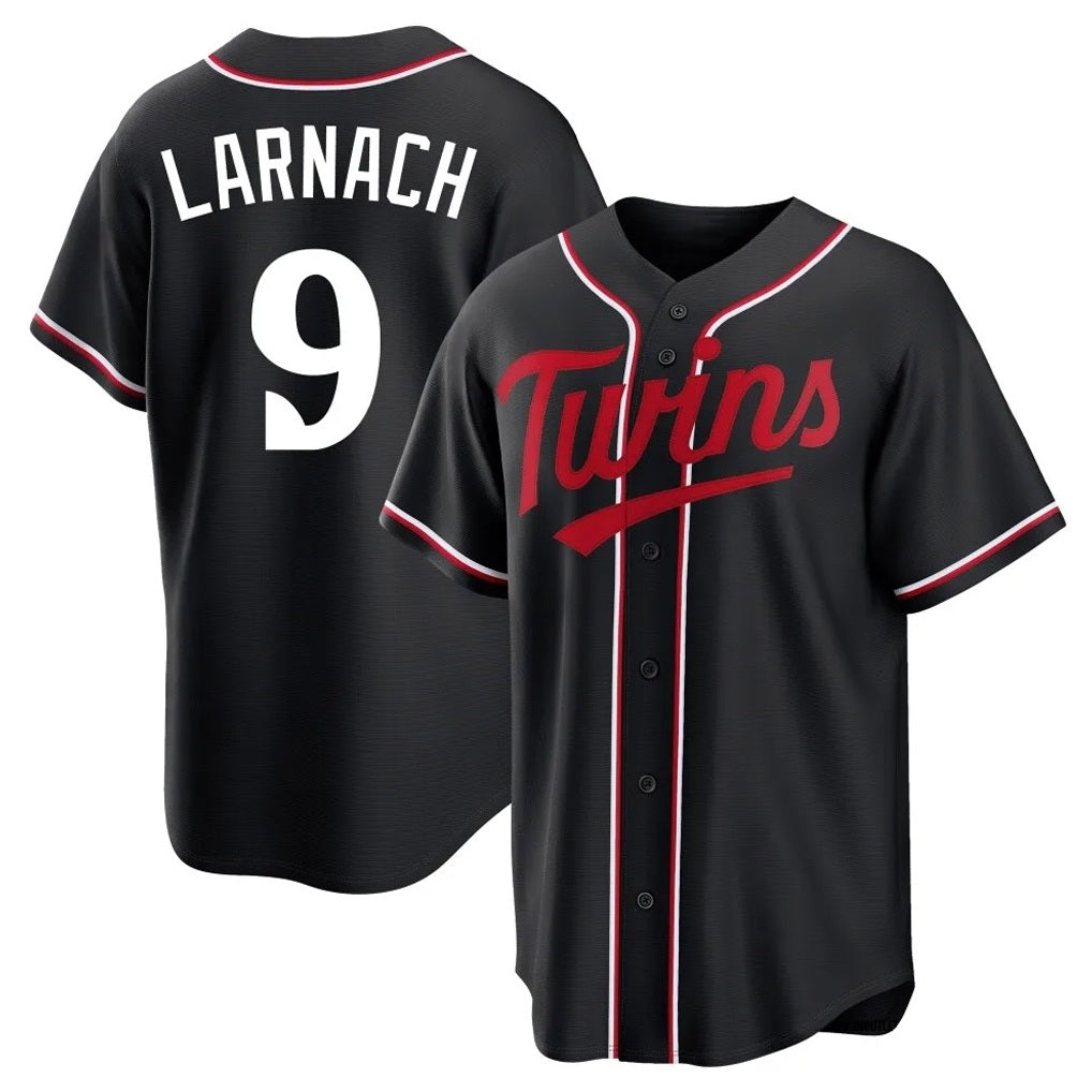 Minnesota Twins #9 Trevor Larnach Player Black CONTONFashion Out Home Limited Stitched Jerseys