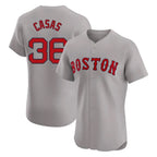Boston Red Sox #36 Triston Casas Player Gray CONTON Road Limited Elite Home Game Stitched Jerseys1