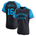 Los Angeles Dodgers #16 Will Smith Player Black CONTON National League All-Star Limited Elite Home Stitched Jerseys
