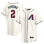 Arizona Diamondbacks #2 Geraldo Perdomo Player Cream CONTON Home Game Stitched Jerseys
