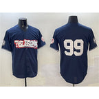 New York Yankees #99 Aaron Judge Navy CONTON Bronx Graffiti Vapor Limited Stitched Jersey