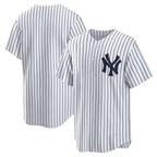 New York Yankees White CONTON Home Replica Team Jersey