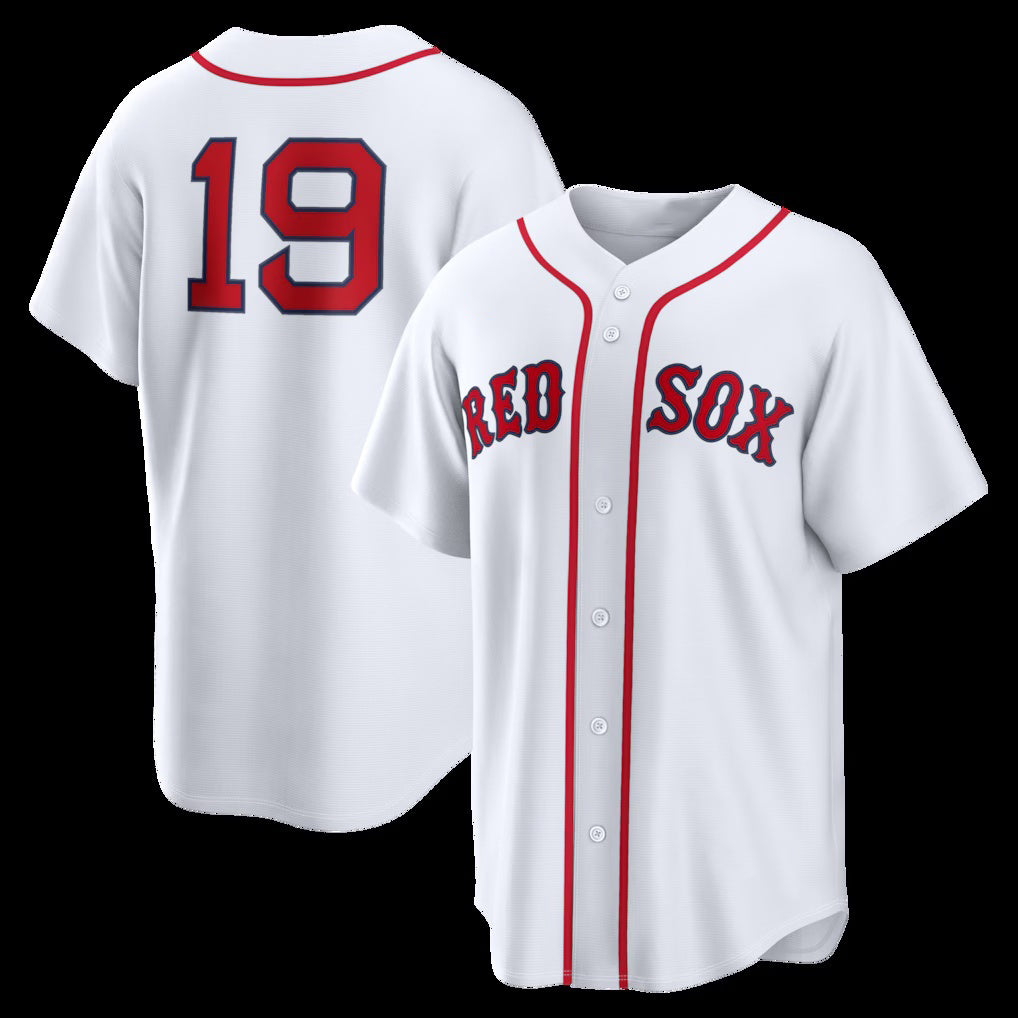 Boston Red Sox #19 Roman Anthony White CONTON Home Replica Jersey