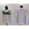 Philadelphia Phillies Blank White Green CONTON Cool Base Stitched Jersey