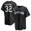 Cleveland Guardians #32 Gavin Williams Player Black CONTON Home Game Stitched Jerseys