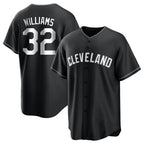 Cleveland Guardians #32 Gavin Williams Player Black CONTON Home Game Stitched Jerseys