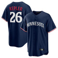 Minnesota Twins #26 Max Kepler Player Navy CONTONReplica Alternate Home Stitched Jerseys
