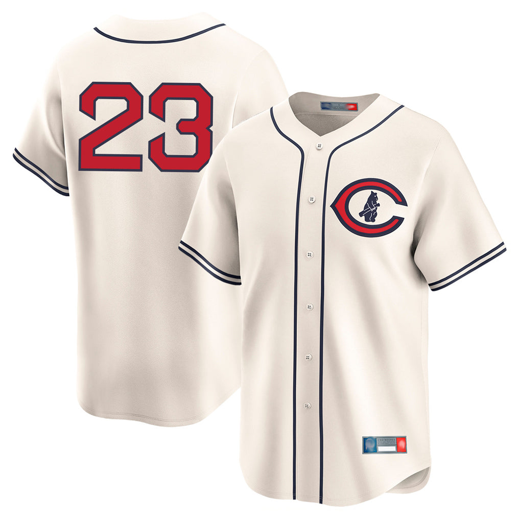 Chicago Cubs #23 Ryne Sandberg Player Cream CONTON Field of Dreams Limited Home Game Stitched Jerseys