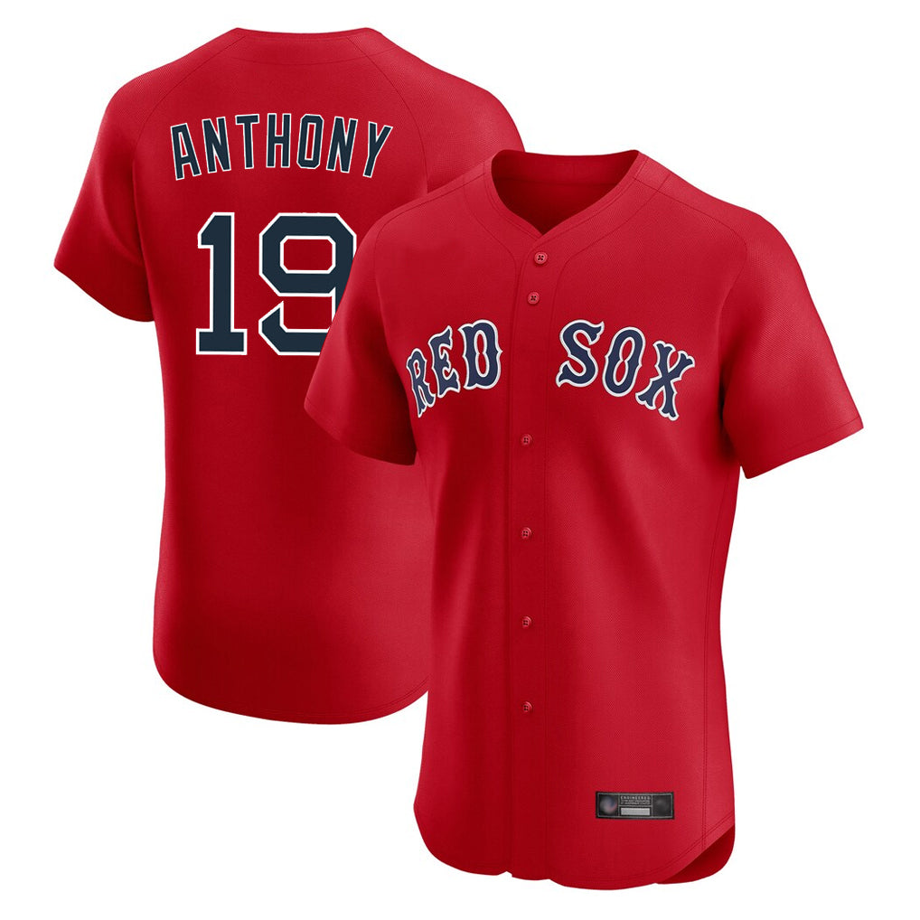 Boston Red Sox #19 Roman Anthony Player Red CONTON Limited Elite Home Game Stitched Jerseys1