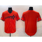 Houston Astros Blank Orange CONTON 2025 City Connect With Texas Patch Limited Stitched Jersey