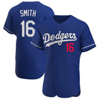 Los Angeles Dodgers #16 Will Smith Player Royal CONTON Limited Elite Home Stitched Jerseys