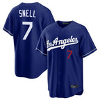 Los Angeles Dodgers #7 Blake Snell Player Royal CONTON Game Home Stitched Jerseys