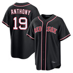 Boston Red Sox #19 Roman Anthony Player Black CONTON Out Home Game Stitched Jerseys