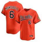 Baltimore Orioles #6 Ryan Mountcastle Player Orange CONTON Limited Home Game Stitched Jerseys