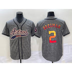 Houston Astros #2 Alex Bregman Grey CONTON Gridiron Cool Base Stitched Jersey