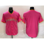 San Diego Padres Blank Pink CONTON Cool Base Stitched Jersey