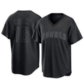 Los Angeles Angels #16 Yusei Kikuchi Player Black CONTON Pitch Fashion T-shirt Stitched Jerseys