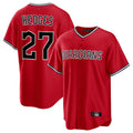 Cleveland Guardians #27 Austin Hedges Player Red CONTON Home Game Stitched Jerseys