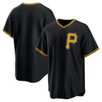 Pittsburgh Pirates Black CONTON Alternate Replica Team Jersey 2