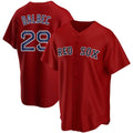 Boston Red Sox #29 Bobby Dalbec Red CONTON Stitched Cool Base Jersey