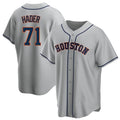 Houston Astros #71 Josh Hader Player Gray CONTON Home Game Stitched Jerseys