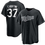 Minnesota Twins #37 Victor Caratini Player Black CONTONHome Game Stitched Jerseys