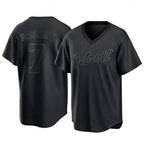 Detroit Tigers #7 Kevin McGonigle Player Black CONTON T-shirt Home Game Stitched Jerseys