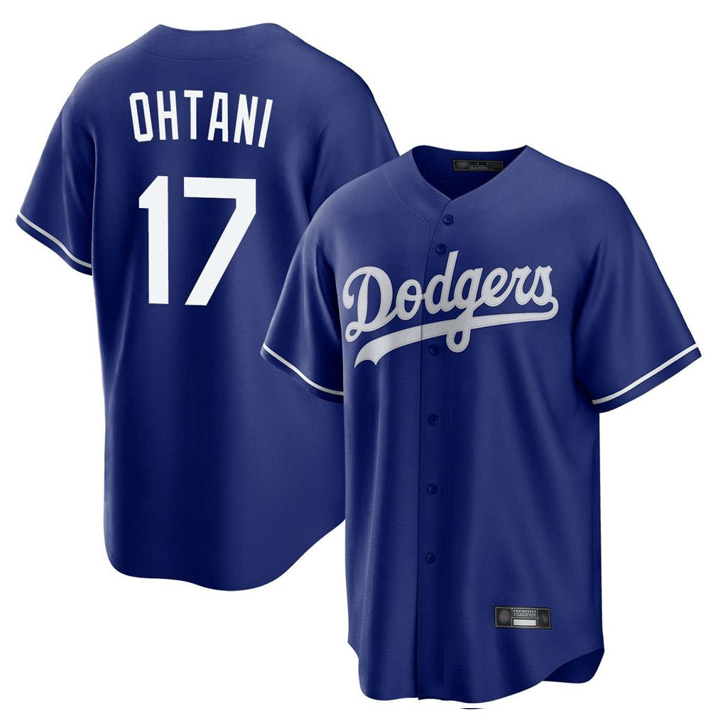 Los Angeles Dodgers #17 Shohei Ohtani Player Royal CONTON Home Game Stitched Jerseys