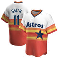 Houston Astros #11 Cam Smith Player Rainbow Cooperstown Collection CONTON T-shirt Stitched Jerseys